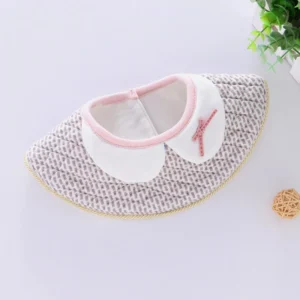 ผ้ากันเปื้อน Cotton นุ่ม สไตล์เกาหลีน่ารัก  สำหรับเด็ก 0-2 ปี