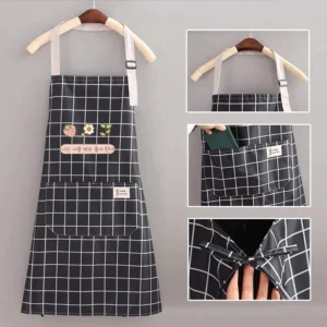 ผ้ากันเปื้อน (มีผ้าเช็ดมือในตัว) เนื้อผ้า PVC